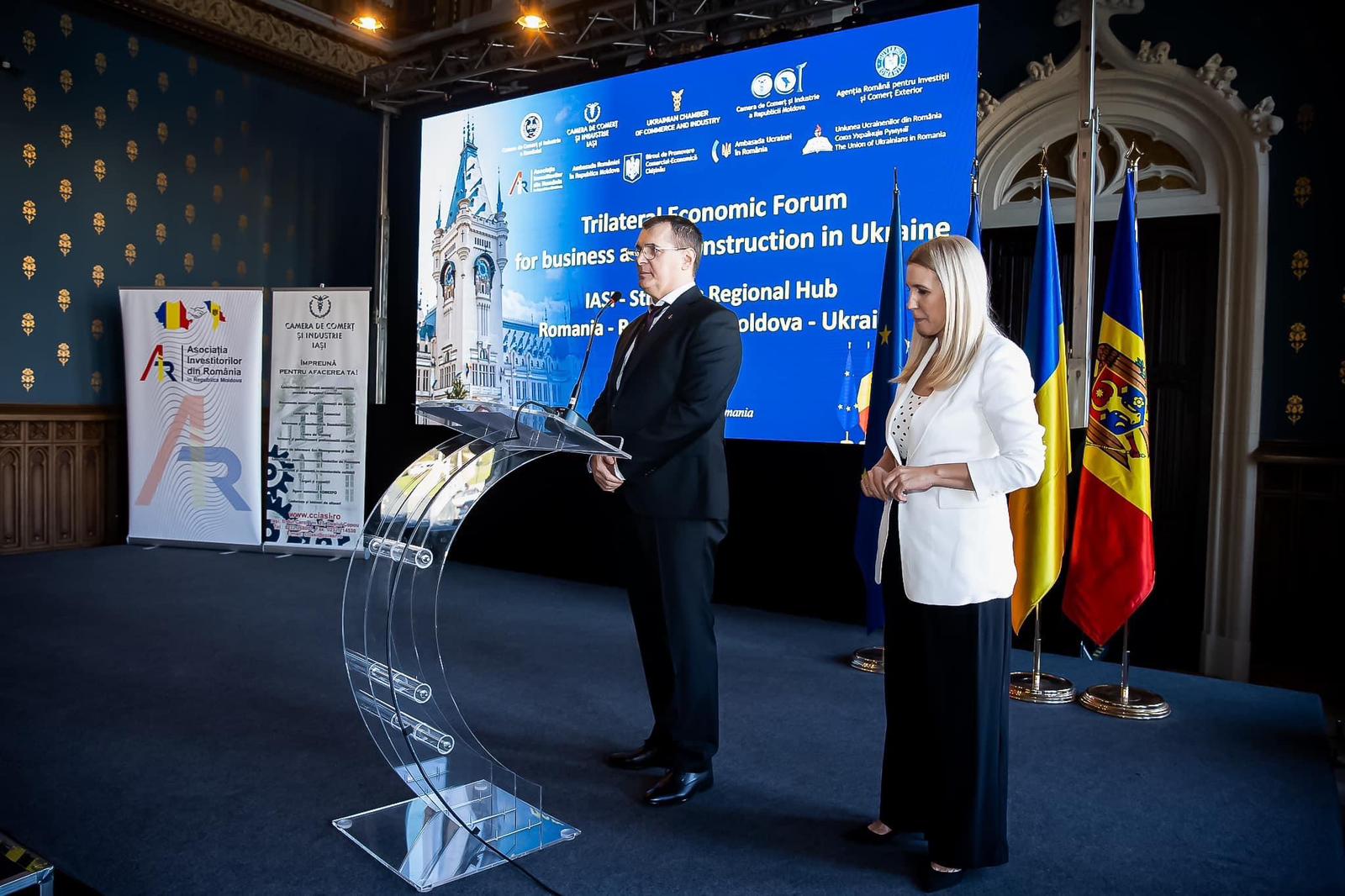 Forumul Economic Trilateral pentru Afaceri și Reconstrucția Ucrainei la Iași